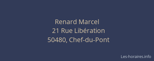 Renard Marcel