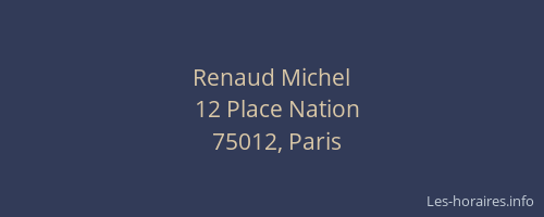 Renaud Michel