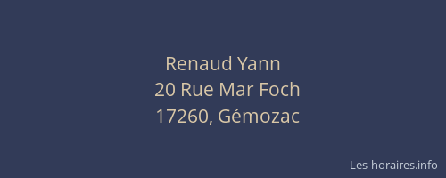 Renaud Yann