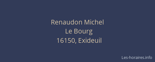 Renaudon Michel