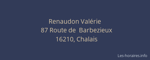 Renaudon Val&eacute;rie