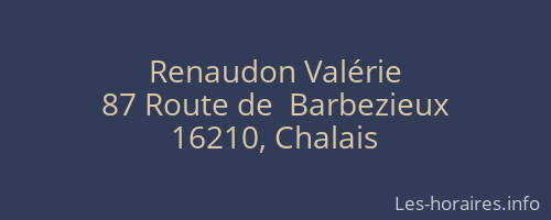 Renaudon Valérie