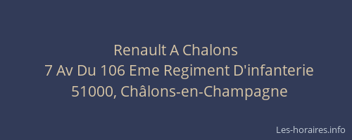 Renault A Chalons