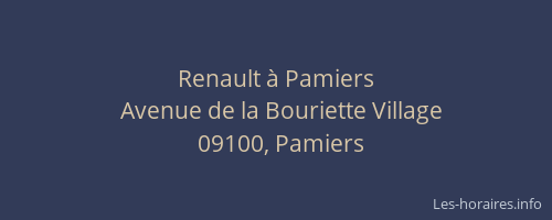 Renault à Pamiers