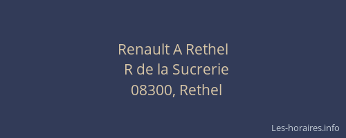 Renault A Rethel