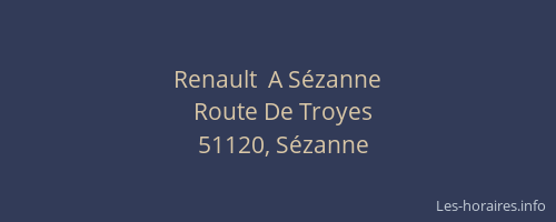Renault  A Sézanne