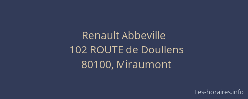 Renault Abbeville