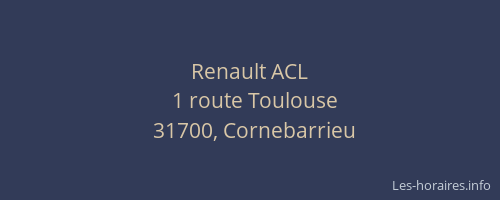 Renault ACL