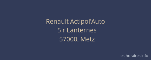 Renault Actipol'Auto