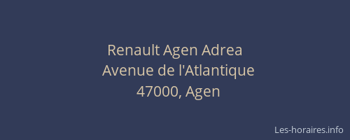 Renault Agen Adrea