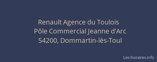 Renault Agence du Toulois