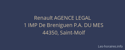 Renault AGENCE LEGAL