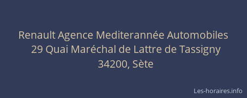 Renault Agence Mediterannée Automobiles