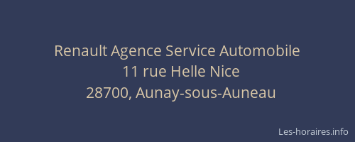 Renault Agence Service Automobile