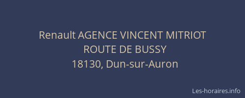 Renault AGENCE VINCENT MITRIOT