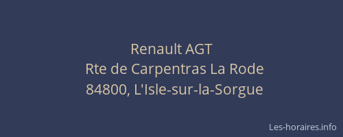 Renault AGT