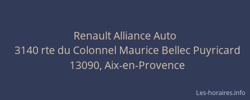 Renault Alliance Auto