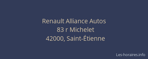 Renault Alliance Autos