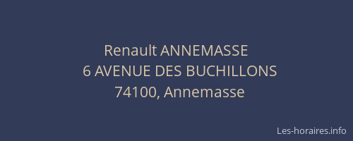 Renault ANNEMASSE
