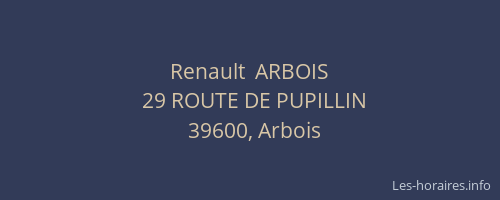 Renault  ARBOIS