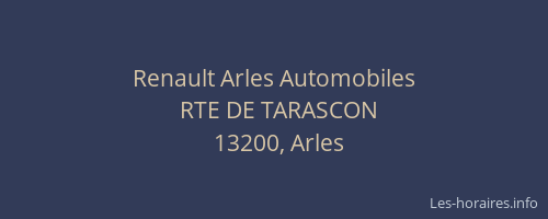 Renault Arles Automobiles