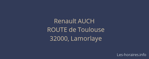 Renault AUCH