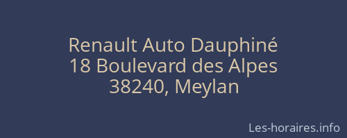 Renault Auto Dauphiné