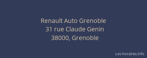 Renault Auto Grenoble