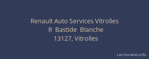 Renault Auto Services Vitrolles