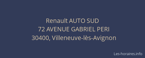 Renault AUTO SUD