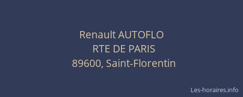 Renault AUTOFLO