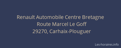 Renault Automobile Centre Bretagne