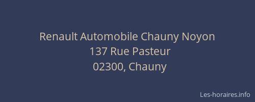 Renault Automobile Chauny Noyon