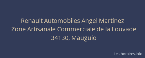 Renault Automobiles Angel Martinez