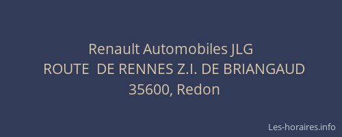 Renault Automobiles JLG