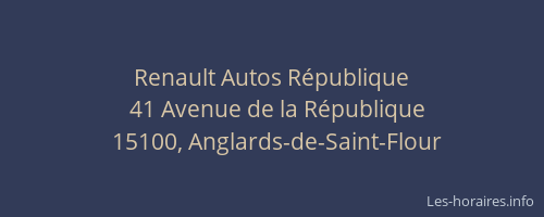 Renault Autos République