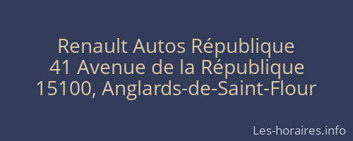 Renault Autos République