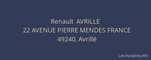 Renault  AVRILLE