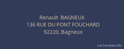 Renault  BAGNEUX
