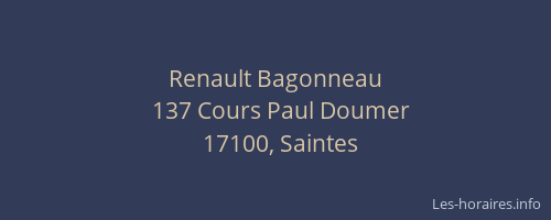 Renault Bagonneau