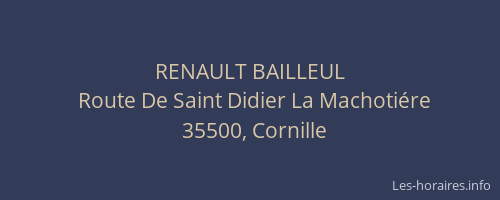 RENAULT BAILLEUL