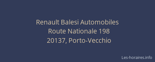 Renault Balesi Automobiles