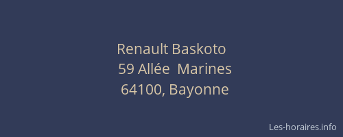 Renault Baskoto