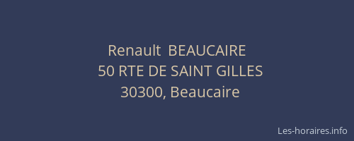 Renault  BEAUCAIRE
