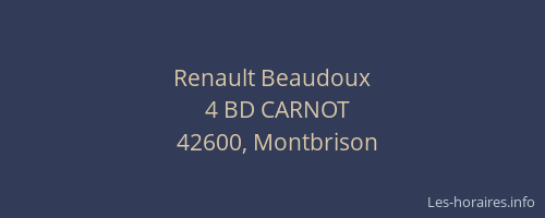 Renault Beaudoux