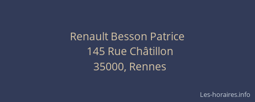 Renault Besson Patrice