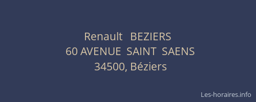 Renault   BEZIERS