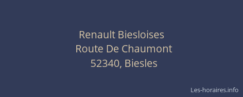 Renault Biesloises