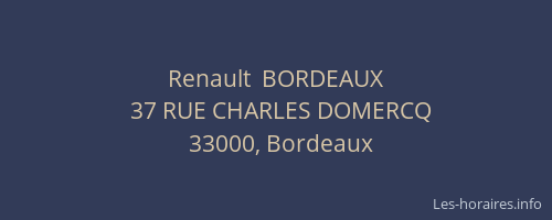 Renault  BORDEAUX