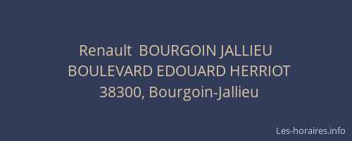 Renault  BOURGOIN JALLIEU